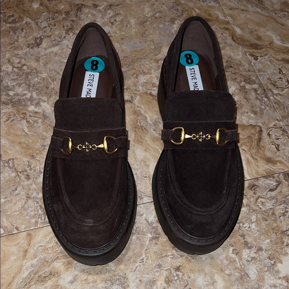 Steve Madden Horsebit Lug Sole Loafers